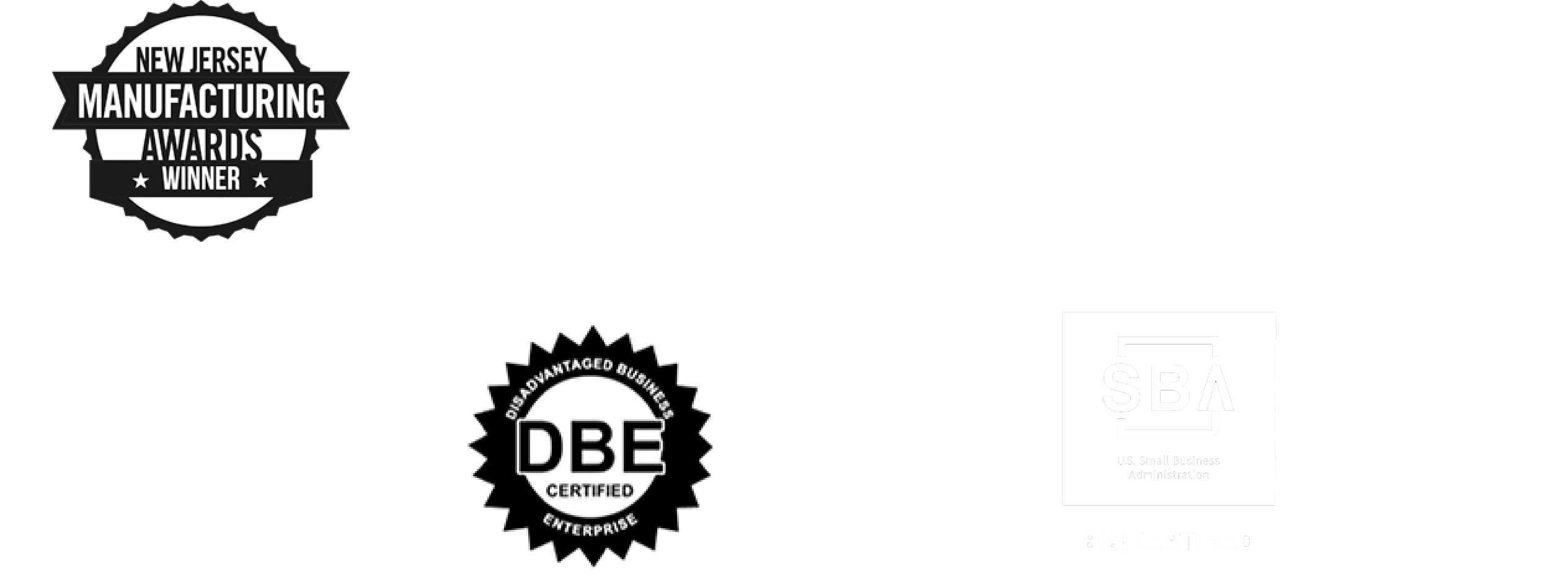 Various logos for awards and badges