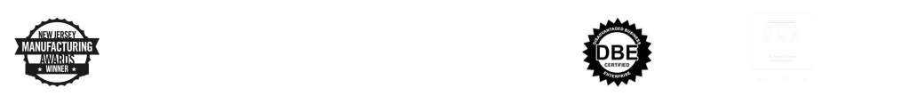 Logos of various certifications and agencies