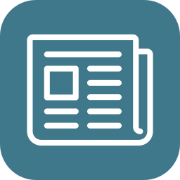 folded newspaper icon