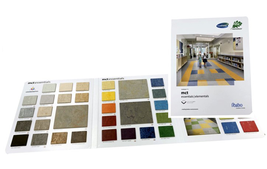 Samples of floor types