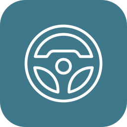 steering wheel icon